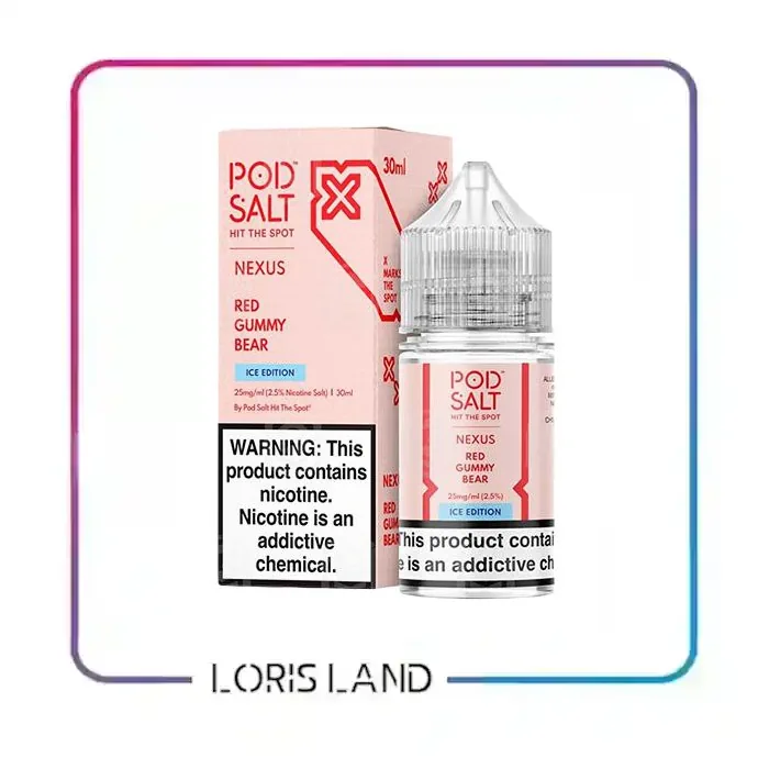 سالت توت فرنگی و پاستیل خرسی یخ پادسالت